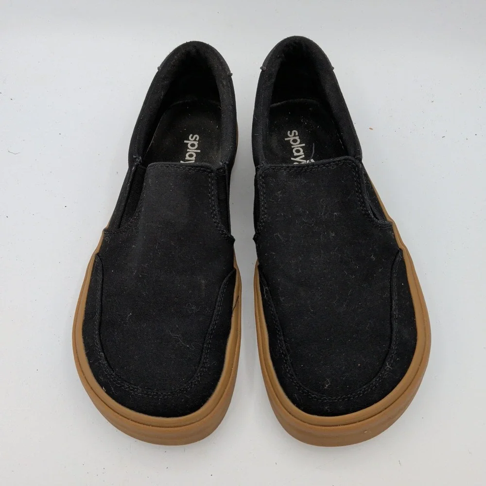 Splay Streetstyle Slip-On Shale Black Gum Sole Barefoot Shoes‎ Mens 9 Womens 11